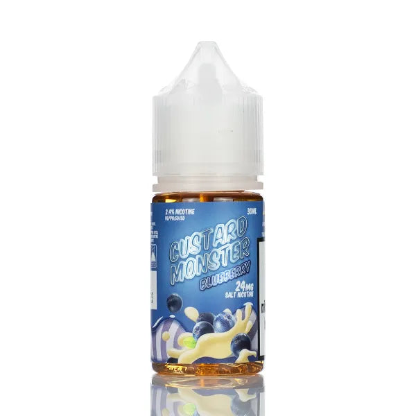 Custard Monster Salts - Blueberry Custard - 30ml - Black Coral